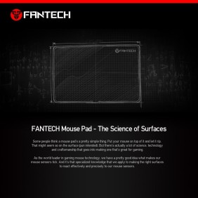 Fantech MP35, Gaming and Office Mousepad, Medium Size: 35cmx25cmx0.4cm