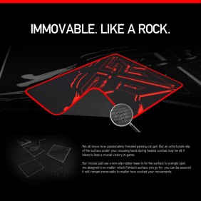 Fantech MP80, Gaming and Office Mousepad, X-Large Size: 80cmx30cmx0.3cm