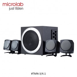 Microlab TMN-3 Powerful 4.1 subwoofer speaker system for...