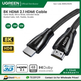 8K HDMI 2.1 Braided Cable UGREEN...