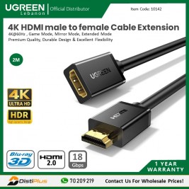 4K Hdmi Male to Female  Cable,  Premium Quality, Durable Design & Excellent Flexibility UGREEN HD107 - 10142