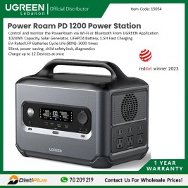 PowerRoam 1200 Power Station, 1024Wh Capacity, Solar...