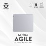 Fantech MP353 AGILE, Gaming and Office Mousepad, Medium Size: 35cmx30cmx0.4cm, Light Gray