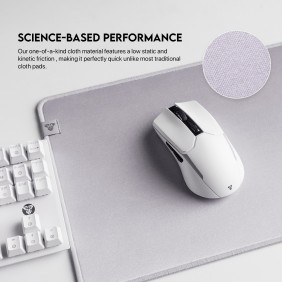 Fantech MP353 AGILE, Gaming and Office Mousepad, Medium Size: 35cmx30cmx0.4cm, Light Gray