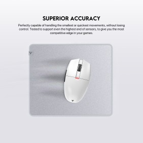 Fantech MP353 AGILE, Gaming and Office Mousepad, Medium Size: 35cmx30cmx0.4cm, Light Gray