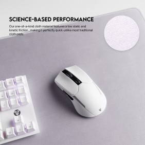 Fantech MP453 AGILE, Gaming and Office Mousepad, Large Size: 45cmx35cmx0.4cm, Light Gray