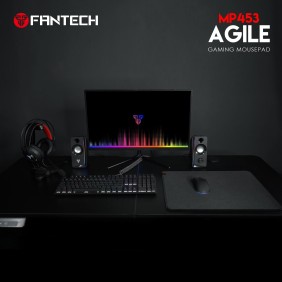 Fantech MP453 AGILE, Gaming and Office Mousepad, Large Size: 45cmx35cmx0.4cm, Black