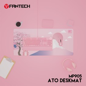 Fantech MP905 ATO, Gaming and Office Mousepad, XX-Large Size: 90cmx40cmx0.4cm, Pink Sakura Edition