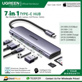 REVODOK 7-in-1 USB-C HUB Docking Station Adapter Ugreen...