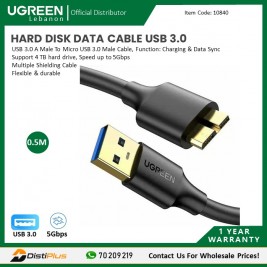 HARD DISK DATA CABLE: USB 3.0 A Male To Micro USB 3.0...