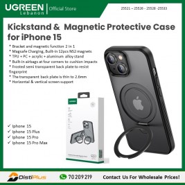Kickstand &  Magnetic Protective Case for iPhone 15...
