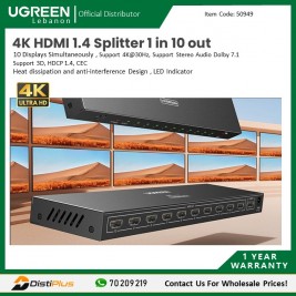 HDMI 1 in x10 Out Splitter UGREEN CM514 - 50949EU