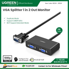 VGA Splitter 1 in 2 Out Monitor UGREEN 40254- 20918