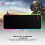 Fantech MPR800s FIREFLY, RGB Illumination Edge, Gaming Mousepad, Large Size: 78cmx30cmx0.4cm, Black