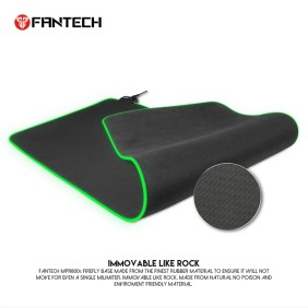 Fantech MPR800s FIREFLY, RGB Illumination Edge, Gaming Mousepad, X-Large Size: 78cmx30cmx0.4cm, Black