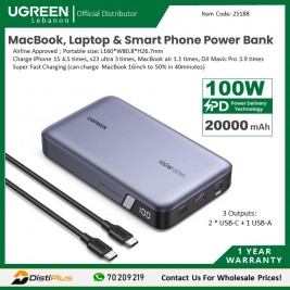 100W Output Portable Power Bank...