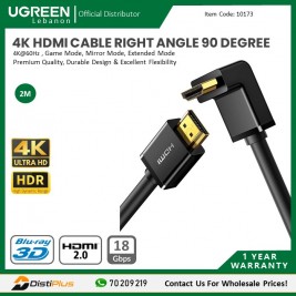 4K HDMI CABLE RIGHT ANGLE 90 DEGREE...