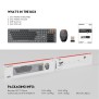 Fantech WK895 GO POP: Bluetooth & Wireless Combo, Connect and switch Up To 3 Devices, Trendy Design, Durable Construction