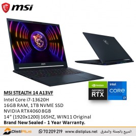 MSI STEALTH 14 STUDIO GAMING LAPTOP A13VF-041