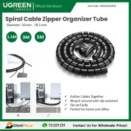 Spiral Cable Zipper Organizer Tube Flexible and can be...