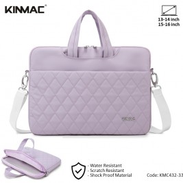 KINMAC Business Laptop Bag KMC432-33 Purple Embroidery,...