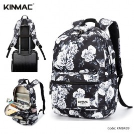 KINMAC Backpack KMB439 Gray Rose, Fashion Design, High...
