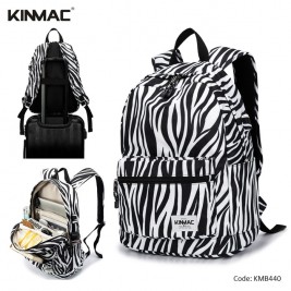 KINMAC Backpack KMB440 Zebra, Fashion Design, High...