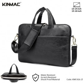KINMAC Business Laptop Bag KMC426-27 Black PU, High...