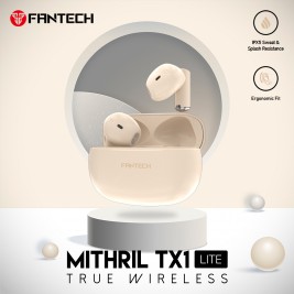 Fantech MITHRIL TX1 LITE Wireless Earbuds (Beige)