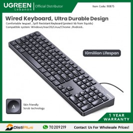 USB Wired Keyboard, Durable and Comfort Design for...
