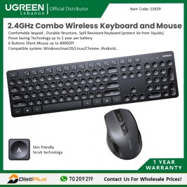 2.4GHz Wireless Kb and Mouse Combo , Compact & Ergonomic...
