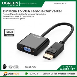 Display Port DP Male To VGA Female Converter, Full HD...