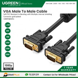 VGA Male To Male Cable Ugreen VG101 - 11630 - 11631 -...