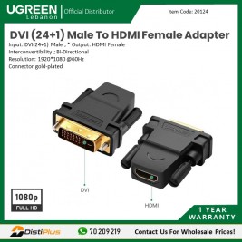 DVI (24+1) Male To HDMI Female...
