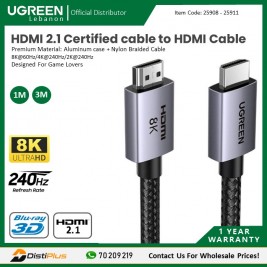 Certified 8K HDMI 2.1 to HDMI Cable...