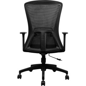 Fantech OC-B258 Ergonomic Office Chair, Lumbar support, High Density Foam & Airflow Design Black