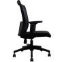 Fantech OC-B258 Ergonomic Office Chair, Lumbar support, High Density Foam & Airflow Design Black