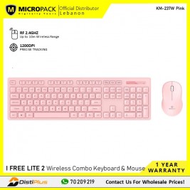 Micropack KM-237W Wireless Wireless Combo Keyboard &...