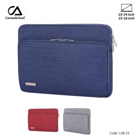 CANVASARTISAN Business Laptop Sleeve L28-21 Blue, Durable...