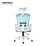 Fantech OC-A258: Ergonomic & Heavy-Duty Office Chair with Lumbar Support, Adjustable Headrest & Built-in Jacket Holder Mint