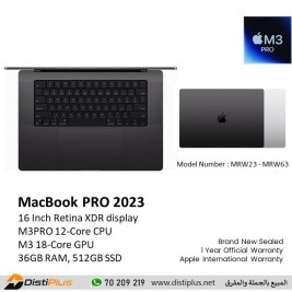 APPLE MACBOOK PRO 16.2-INCH (2023) M3 PRO, 36GB, 512GB...