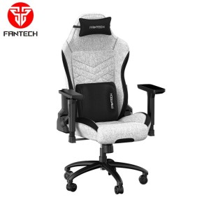 Fantech GC-192 Ultimate Comfort and Heavy-Duty Gaming Chair with 3D Armrests, Extreme Stability Metal Base Primastitch Grey