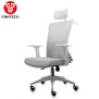 Fantech OC-A258: Ergonomic & Heavy-Duty Office Chair with Lumbar Support, Adjustable Headrest & Built-in Jacket Holder White