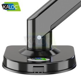 Kaloc DS200B Adjustable Single Monitor Arm with Internal Gas Spring technology for Easy Adjustment, for Screens 15 to 30 Inches