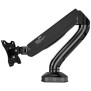 Kaloc Adjustable Single Monitor Arm with Internal Gas Spring technology for Easy Adjustment, for Screens 17 to 32 Inches