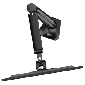 Kaloc Adjustable Single Monitor Arm with Internal Gas Spring technology for Easy Adjustment, for Screens 17 to 32 Inches