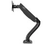 Kaloc DS90 Adjustable Single Monitor Arm with Internal Gas Spring technology for Easy Adjustment, for Screens 17 to 32 Inches