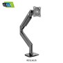 Kaloc DS160-B Adjustable Single Monitor Arm with Internal Gas Spring technology for Easy Adjustment, for Screens 22 to 40 Inches