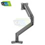 Kaloc DS160-B Adjustable Single Monitor Arm with Internal Gas Spring technology for Easy Adjustment, for Screens 22 to 40 Inches