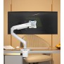 Kaloc DS160-S Adjustable Single Monitor Arm with Internal Gas Spring technology for Easy Adjustment, for Screens 22 to 4